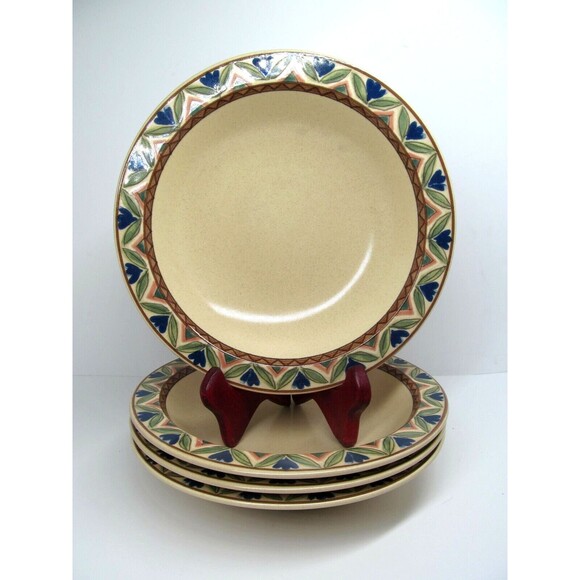 Mikasa Potter's Touch Sausalito Soup Bowls 8.25" Discontinued Pattern set of 4 - Picture 8 of 12